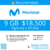 Paquete Movistar 9 GB con Minutos Ilimitados y Apps Gratis por 30 días