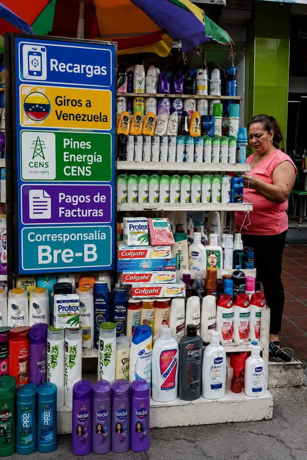 Negocio en Cúcuta ofrece recargas, pagos y giros fronterizos.