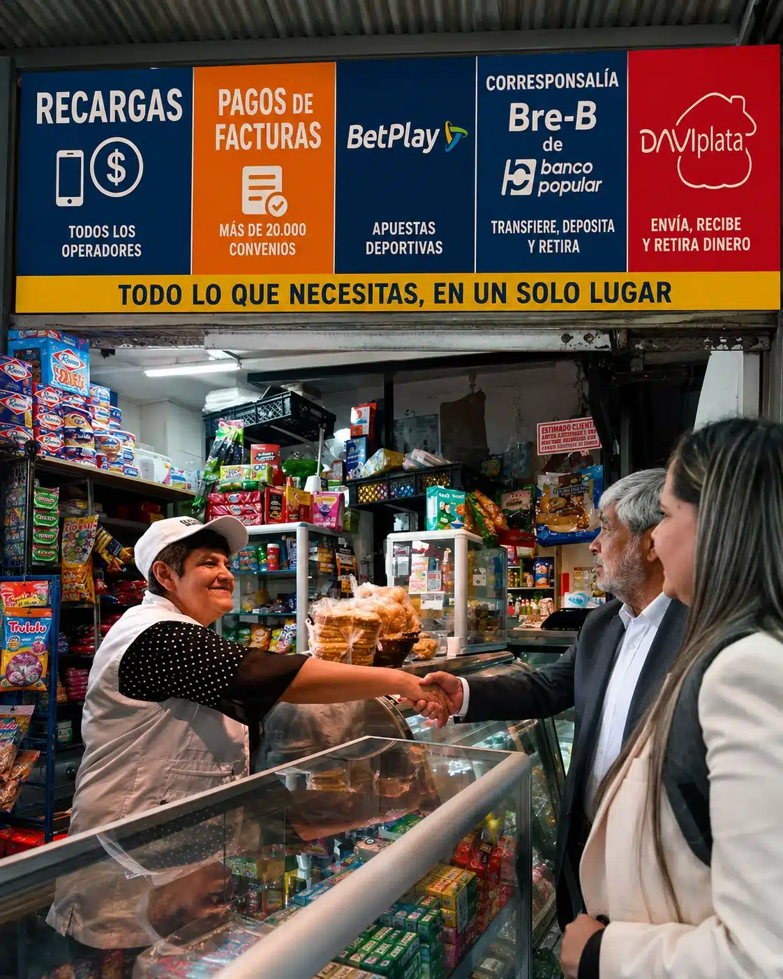 Negocio en Armenia ofrece recargas, pagos y servicios turísticos del Eje Cafetero.