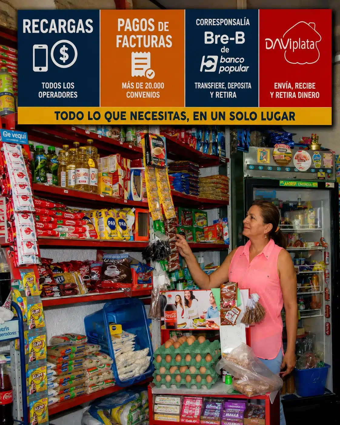 Negocio en Valledupar ofrece recargas, pagos y servicios en la capital del Cesar.